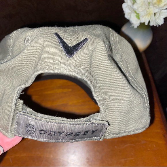 CALLAWAY Golf Odyssey RAZR Hat Cap Adjustable Embroidered Dark Green unisex - Picture 5 of 7